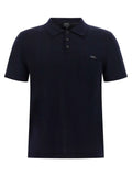 A.P.C. Blue Virgin Wool Polo Shirt