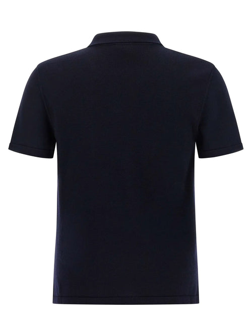 Polo A.P.C. en Laine Vierge Bleue