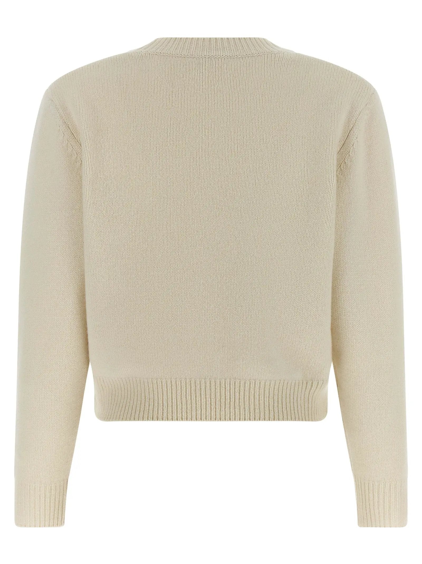 A.P.C. White Wool Cardigan