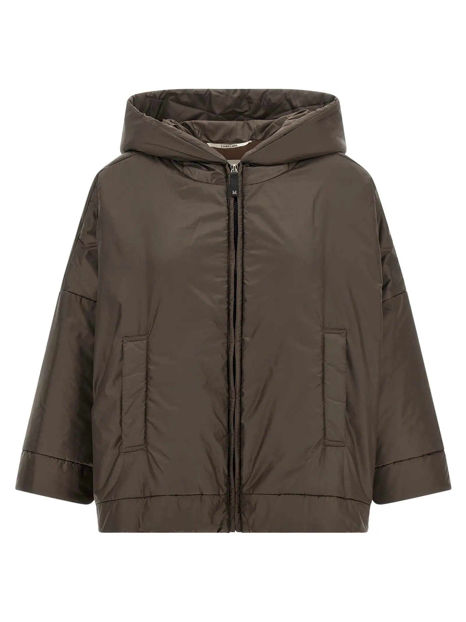 Max Mara Brown Polyester Shell Jacket
