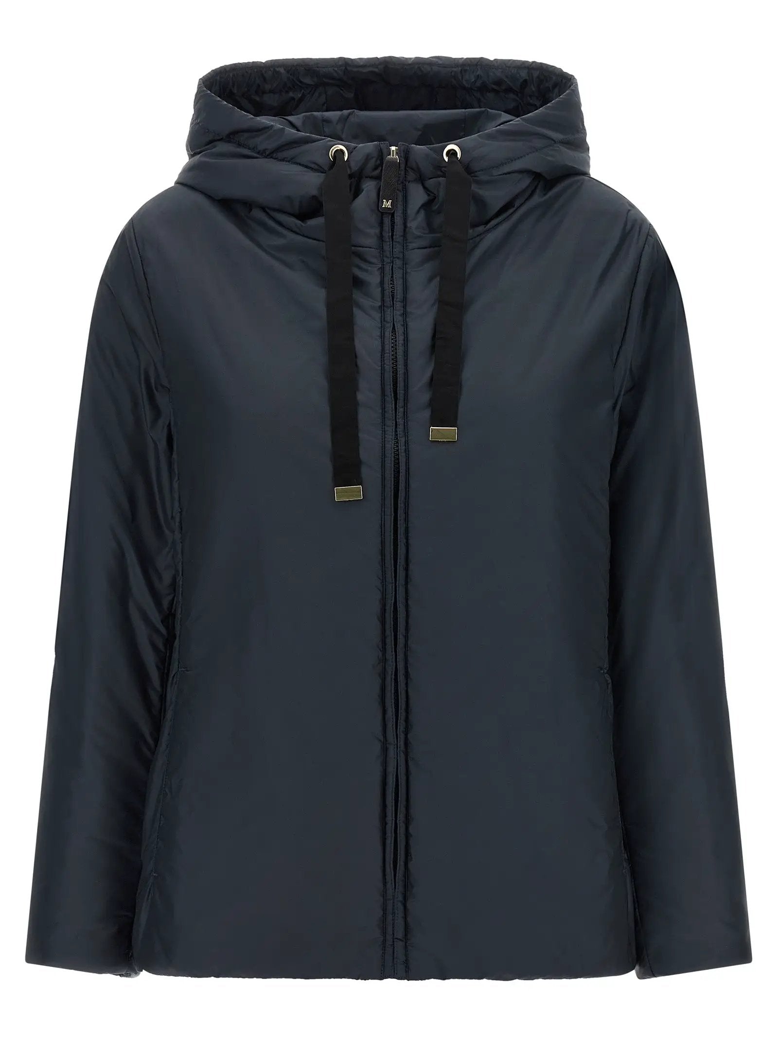 Max Mara Blue Polyester Shell Jacket