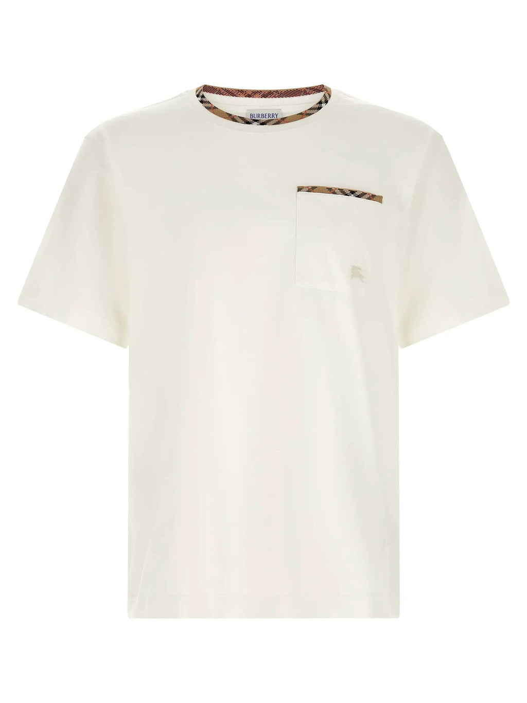 Burberry White Cotton T-Shirt