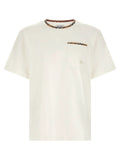 Burberry White Cotton T-Shirt