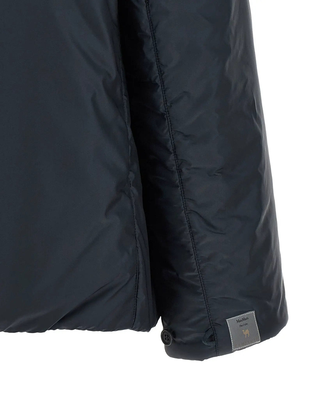 Max Mara Blue Polyester Shell Jacket