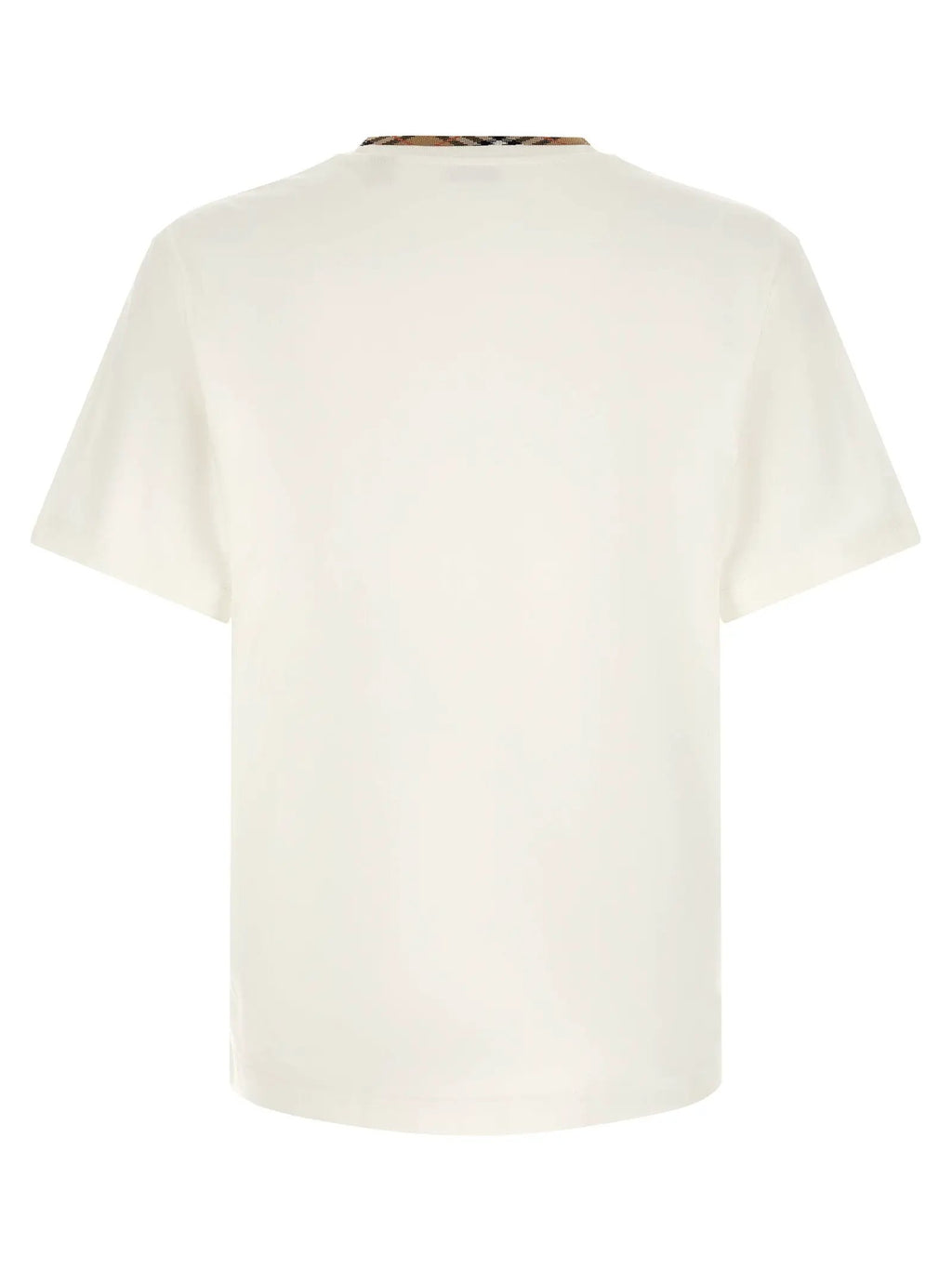 Burberry White Cotton T-Shirt
