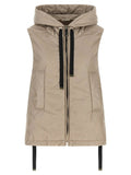 Max Mara Beige Polyester Sleeveless Jacket