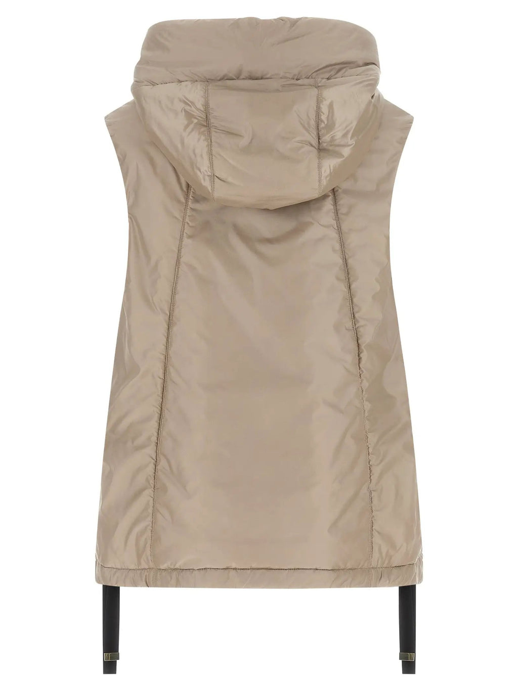 Max Mara Beige Polyester Sleeveless Jacket