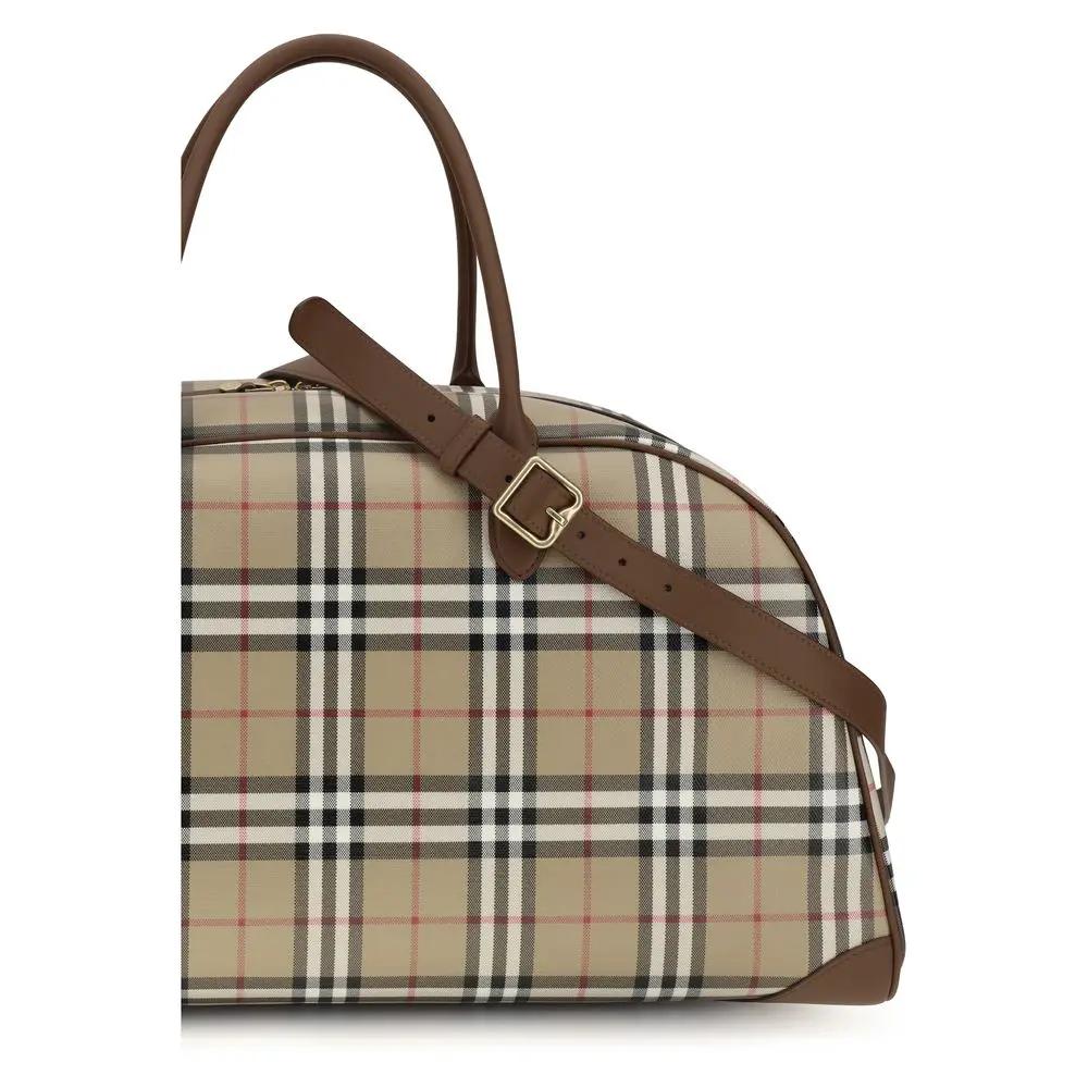Sac bandoulière Burberry en coton beige