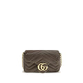 Gucci Brown Calf Leather Bos Taurus Handbag