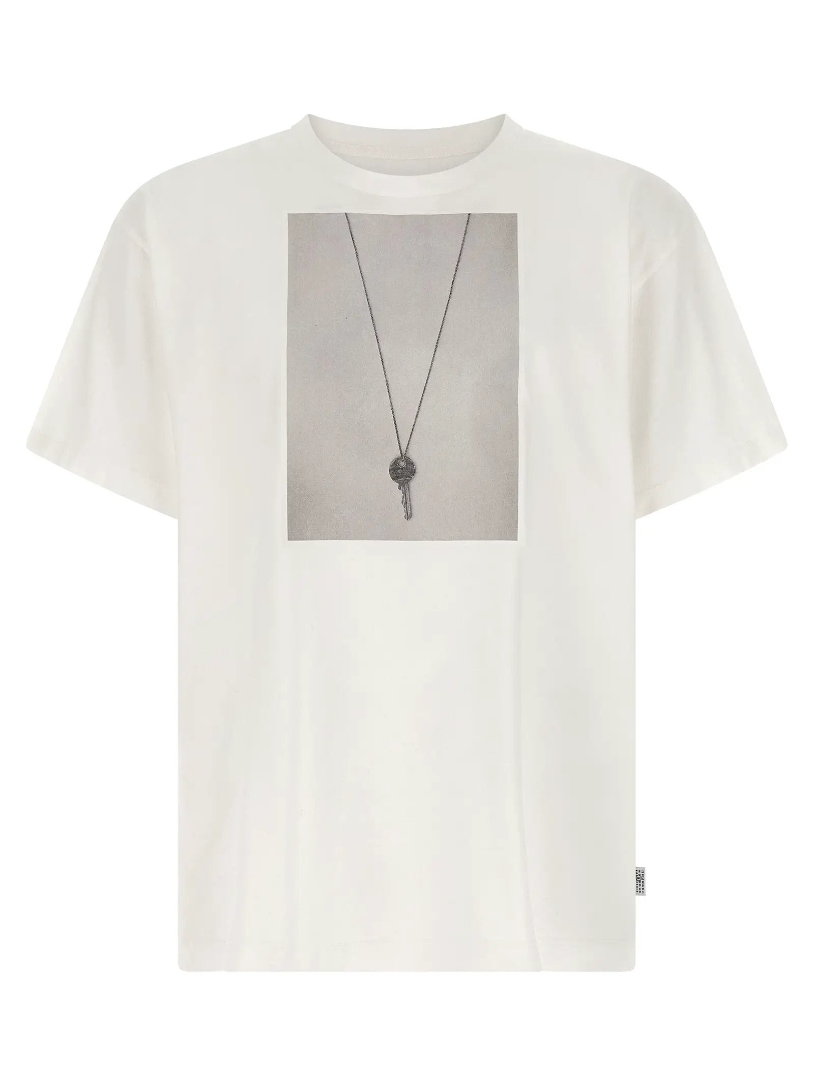 MM6 Maison Margiela White Cotton T-Shirt