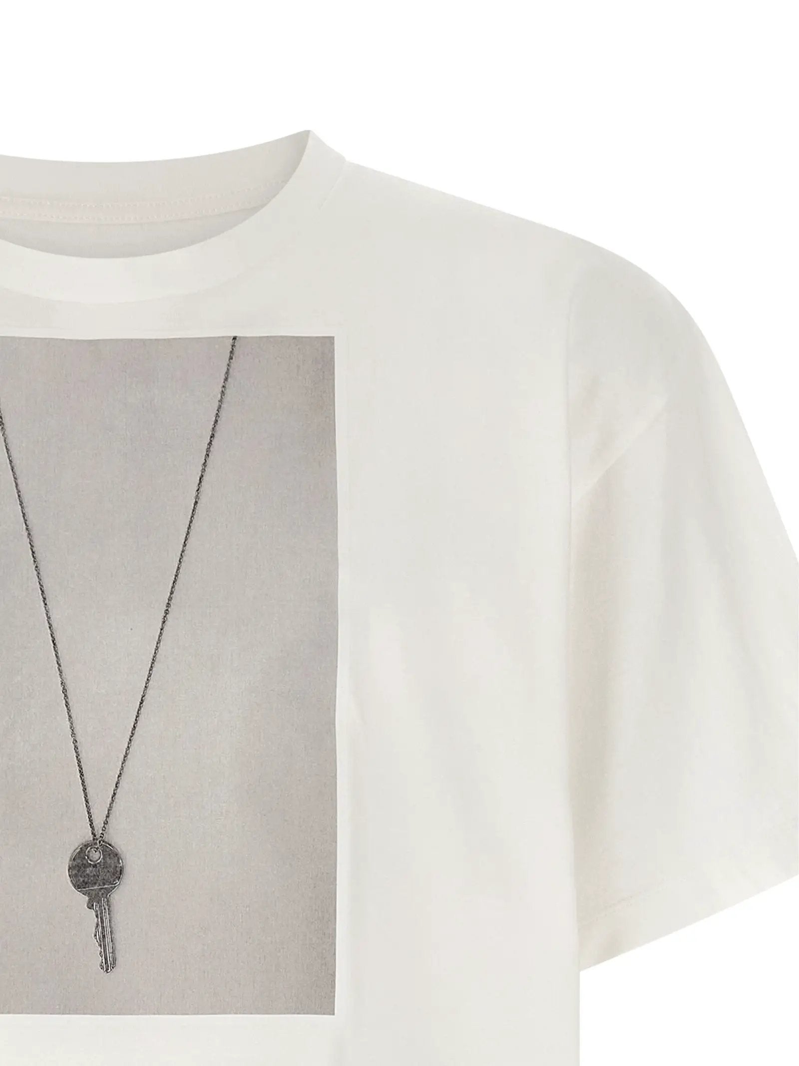 MM6 Maison Margiela White Cotton T-Shirt