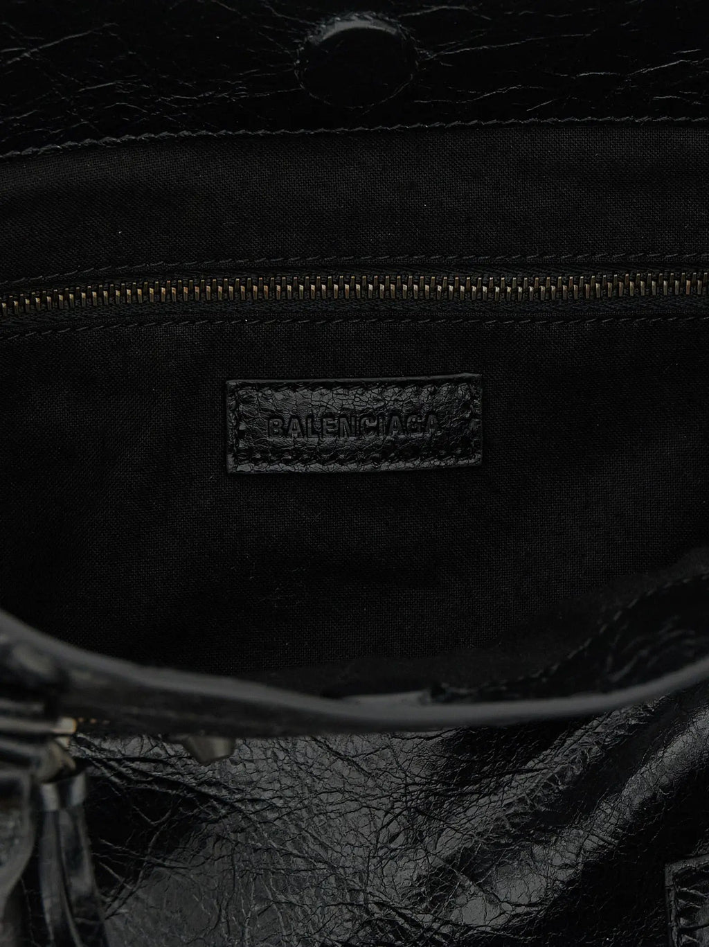Balenciaga Black Lamb Leather Tote Bag