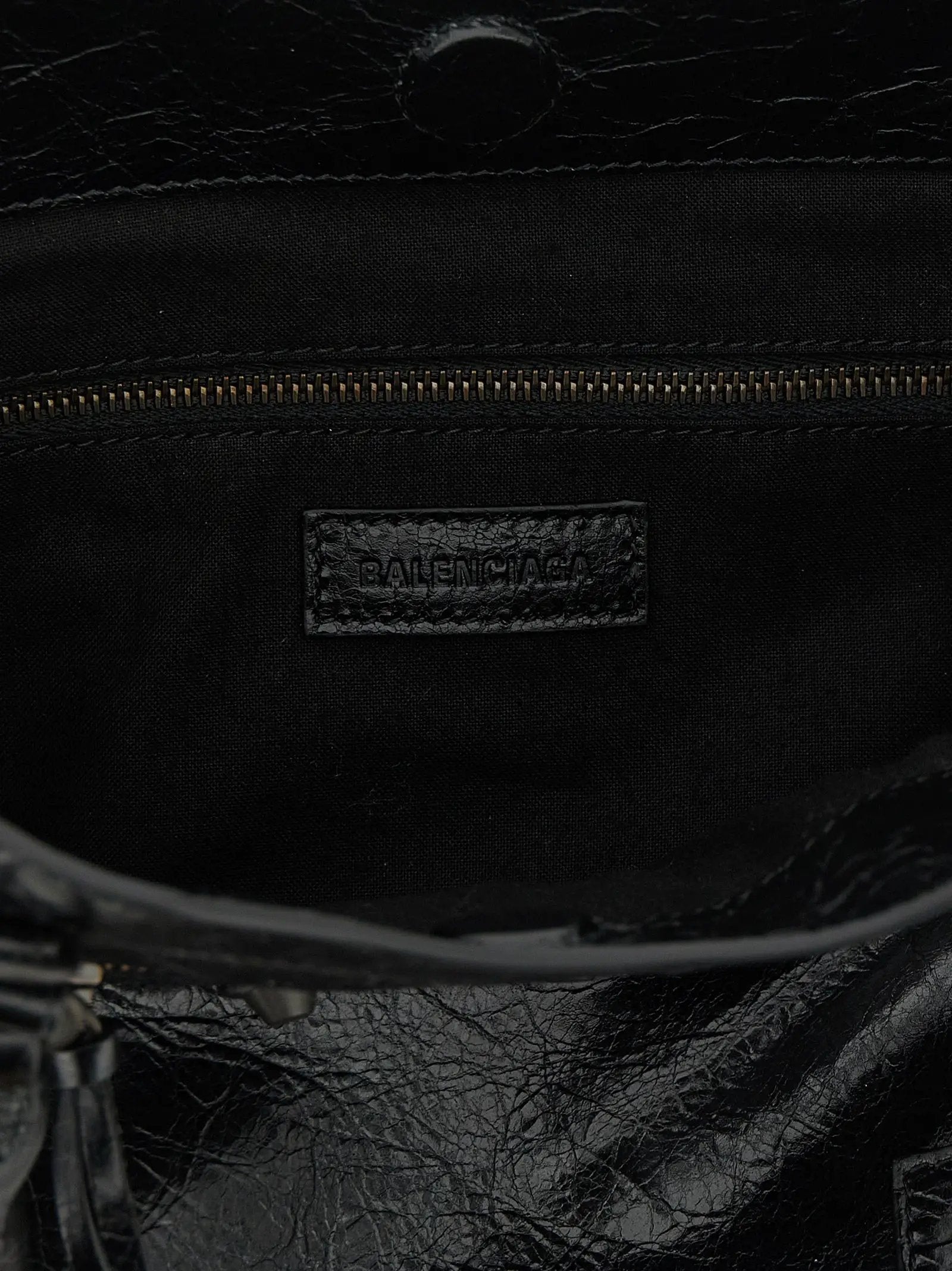 Balenciaga Black Lamb Leather Tote Bag