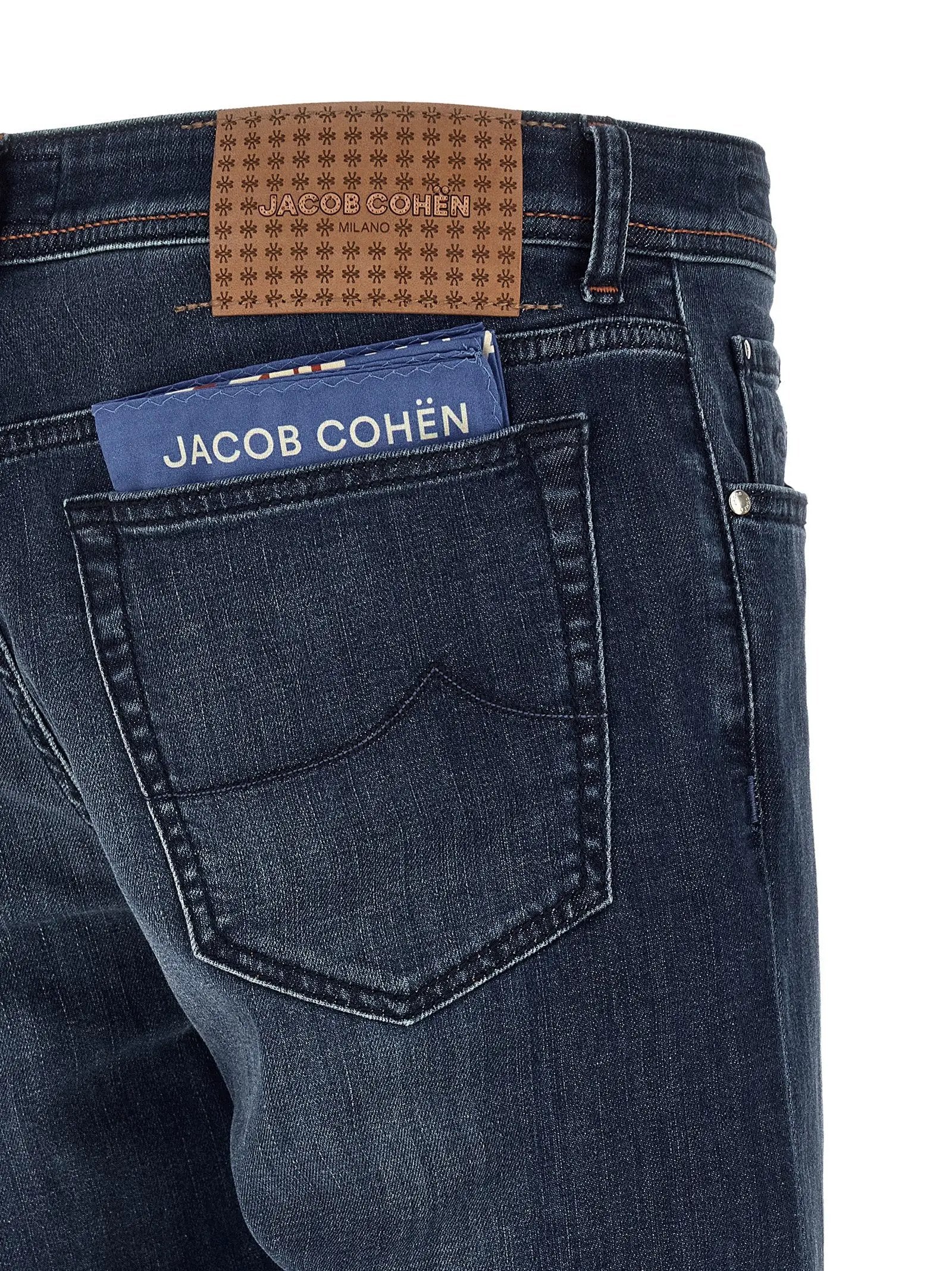 Jean slim en coton bleu Jacob Cohen