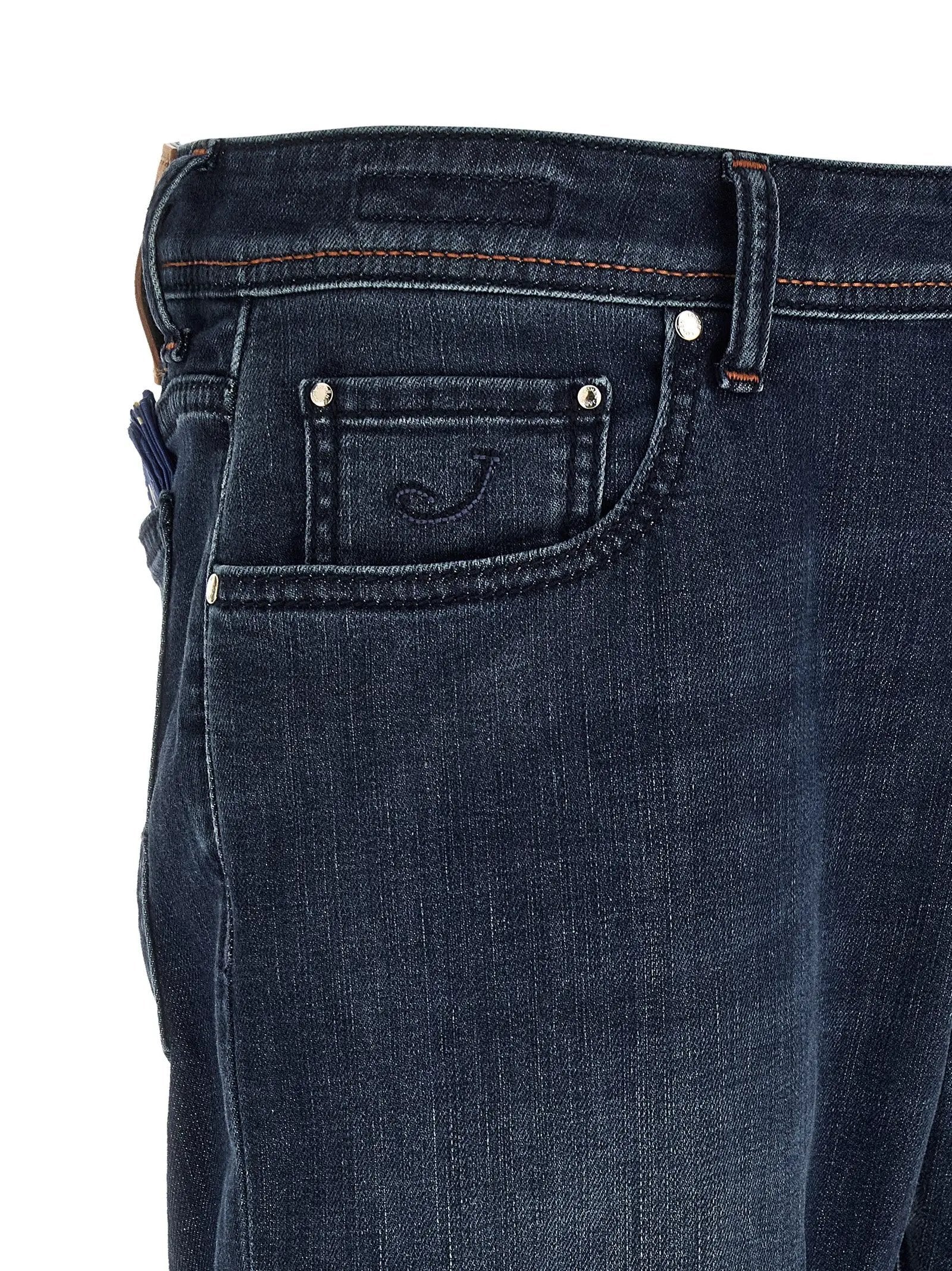 Jean slim en coton bleu Jacob Cohen