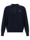 Polo Ralph Lauren Blue Cotton Cardigan