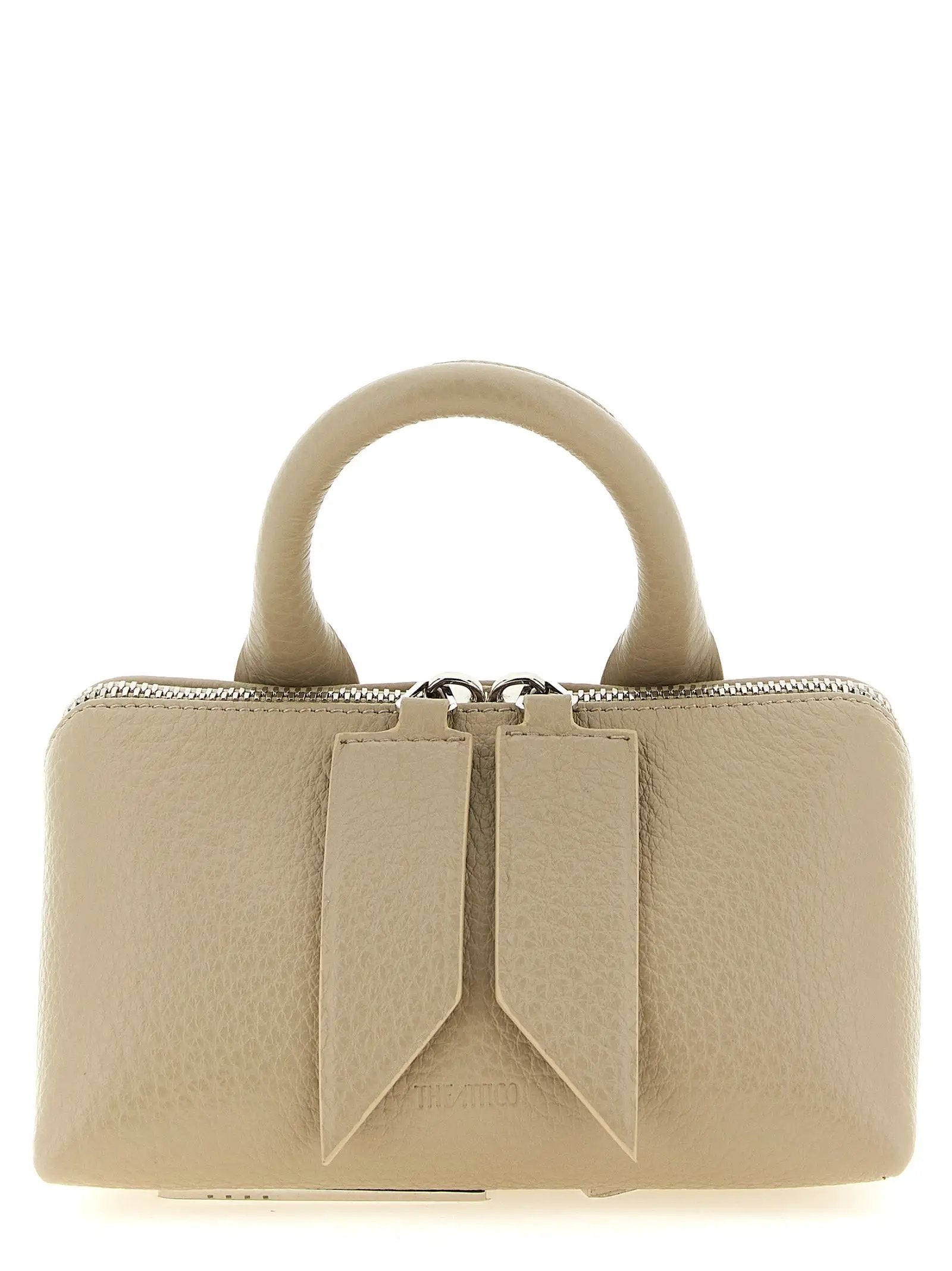The Attico Beige Bovine Leather Handbag