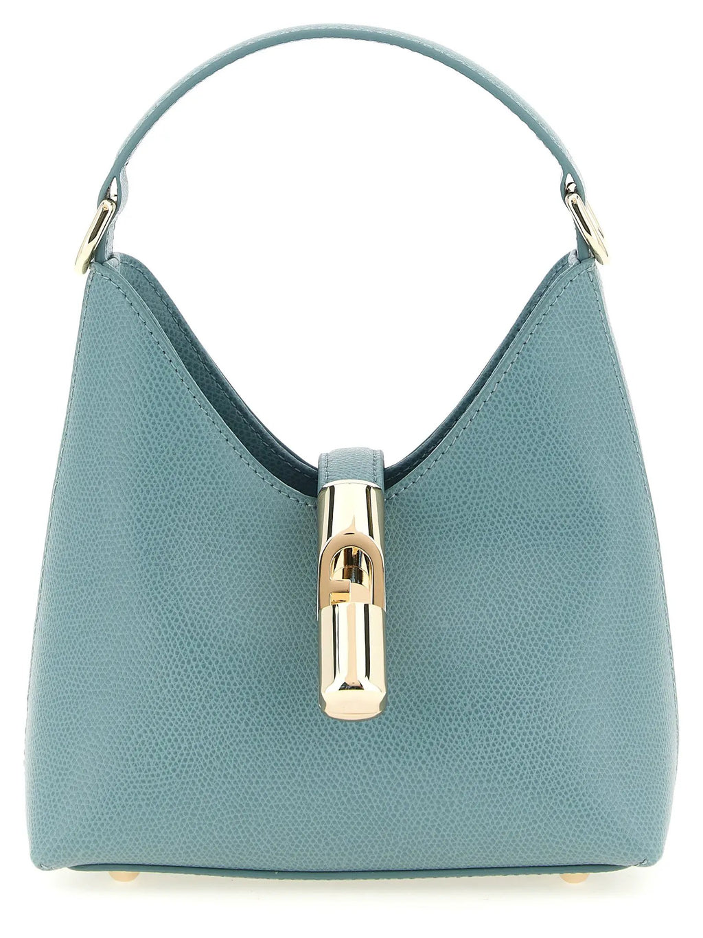 Furla Blue Calfskin Handbag