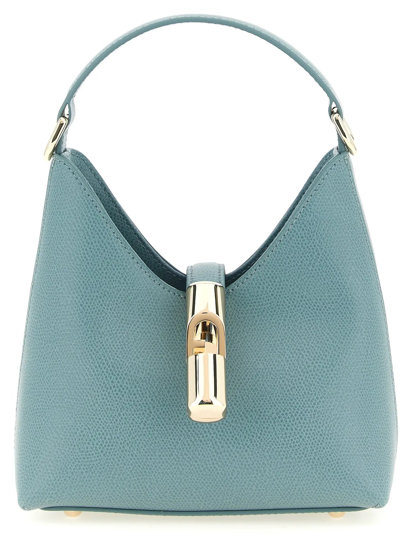 Furla Blue Calfskin Handbag