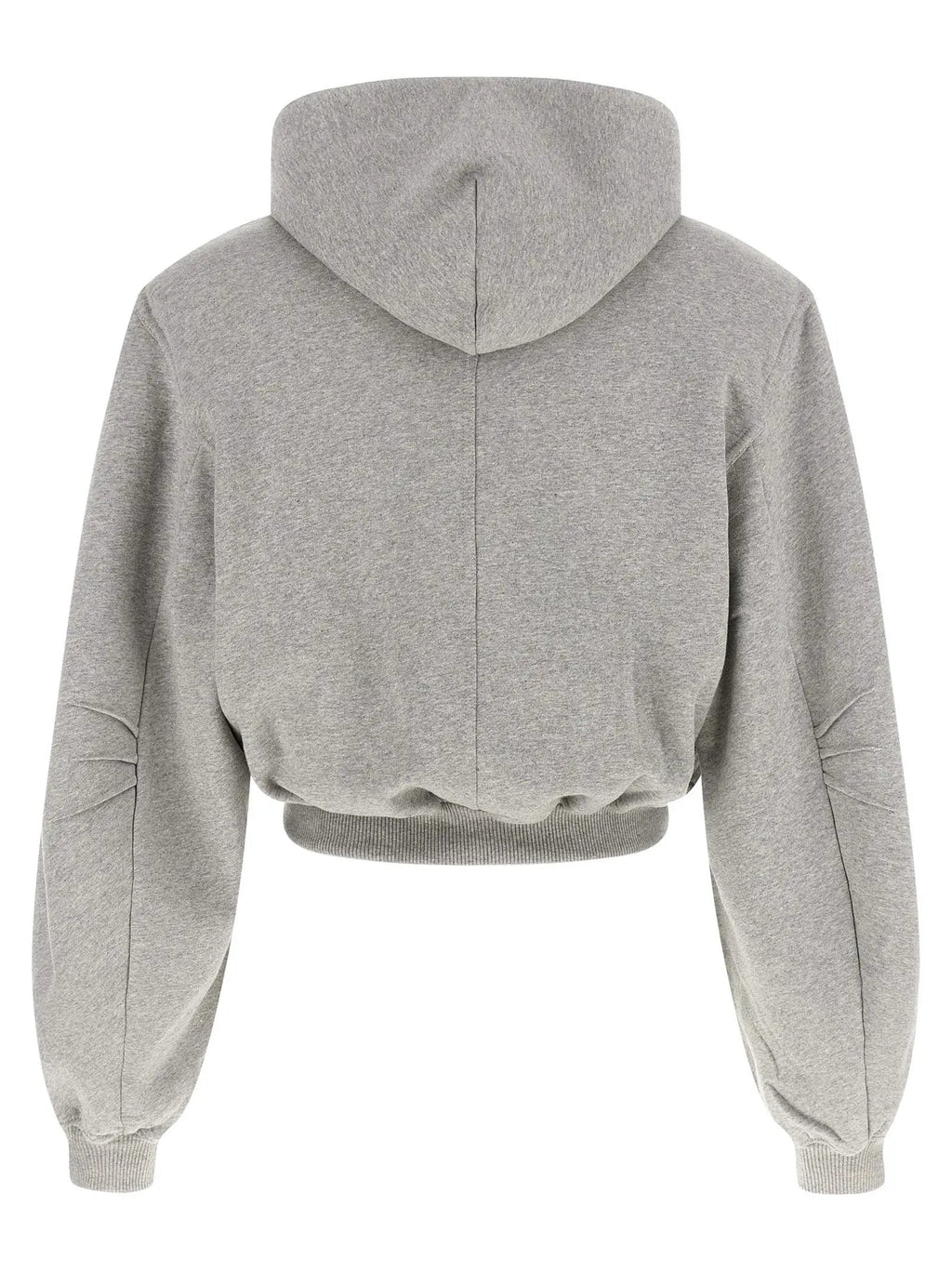 The Attico Gray Cotton Sweatshirt