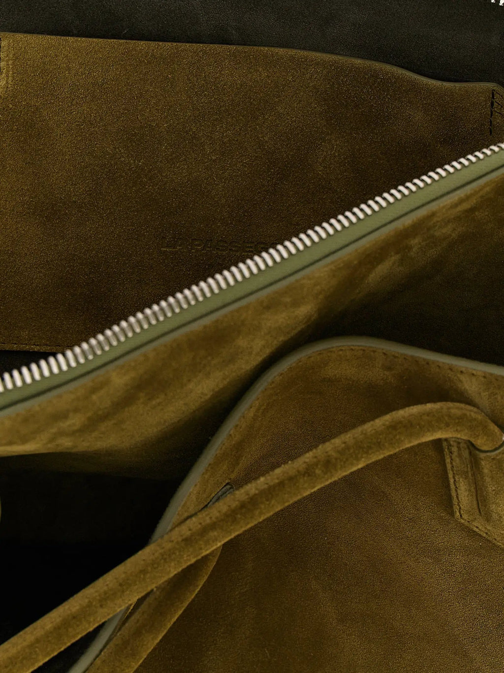 The Attico Bicolor Bovine Leather Shoulder Bag