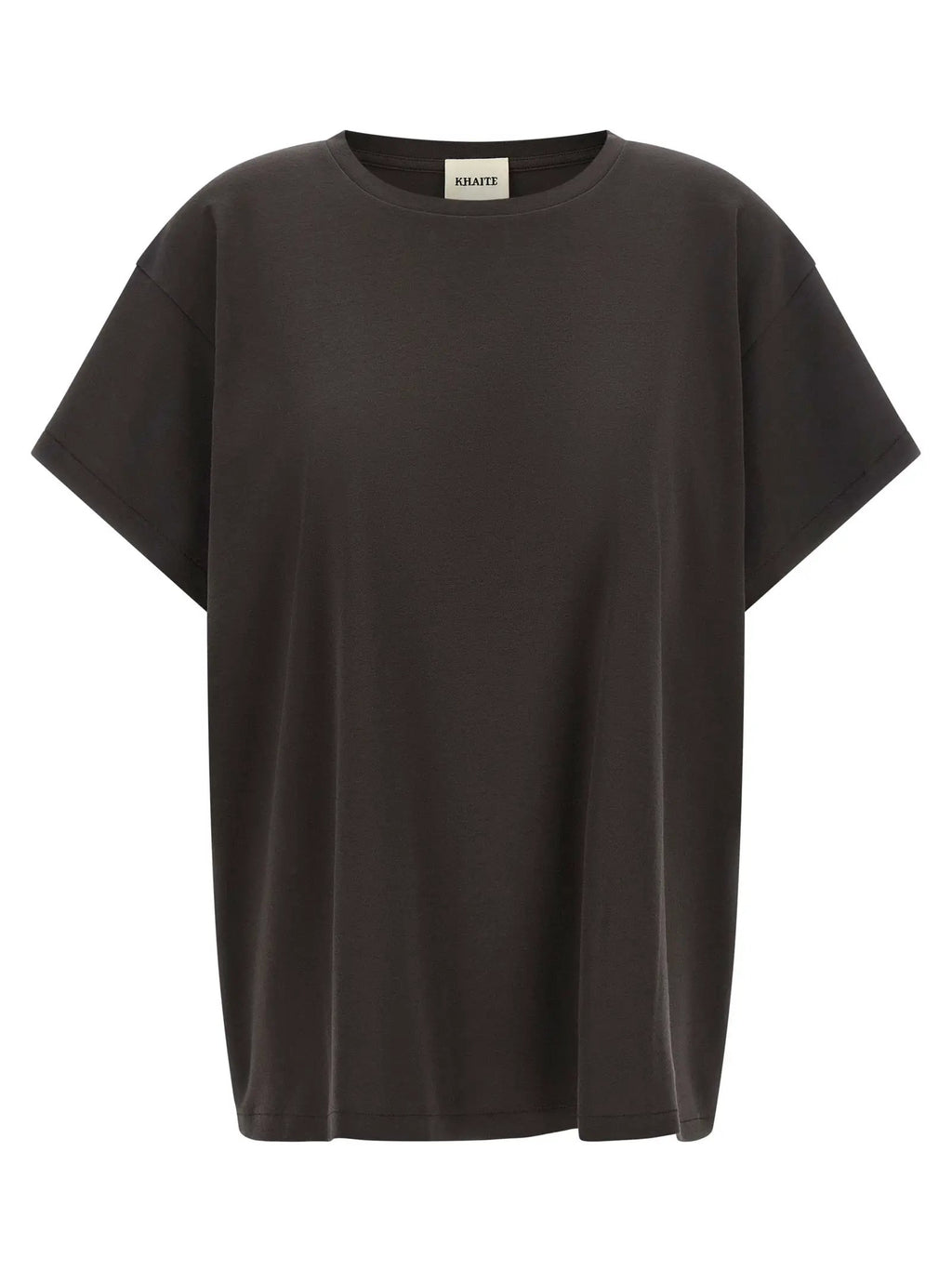 Khaite Gray Cotton T-Shirt