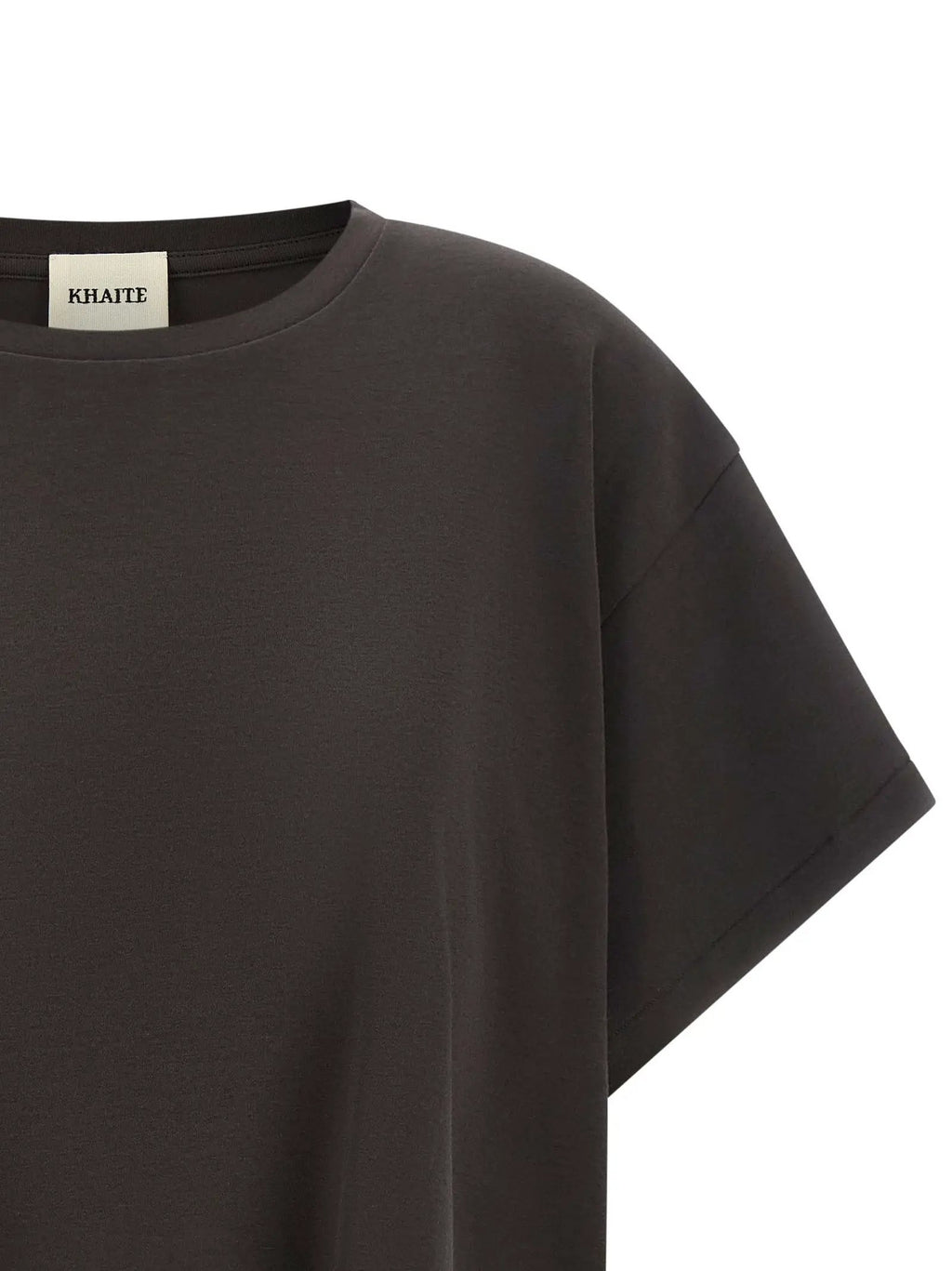 Khaite Gray Cotton T-Shirt