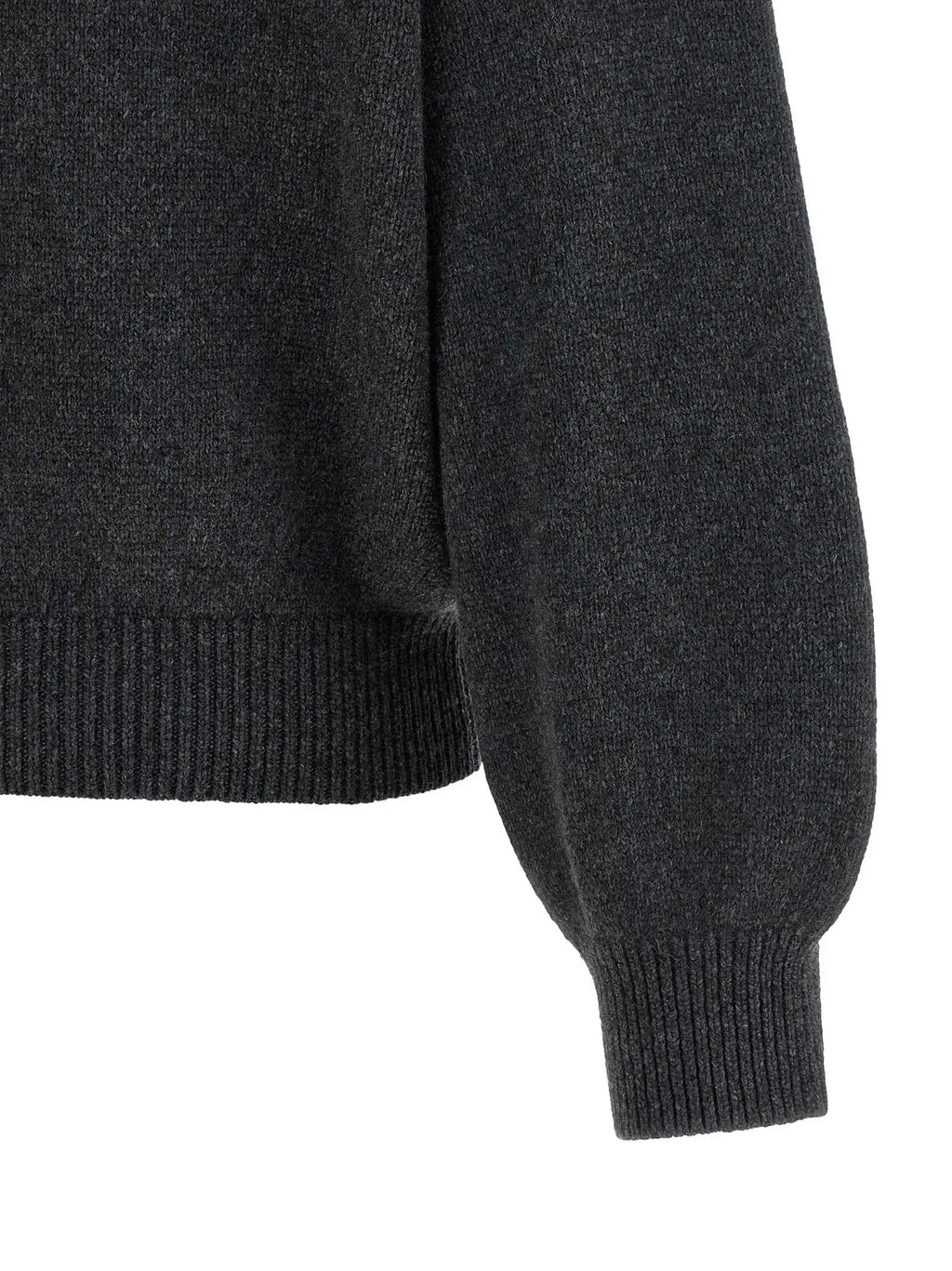 Khaite Gray Cashmere Cardigan
