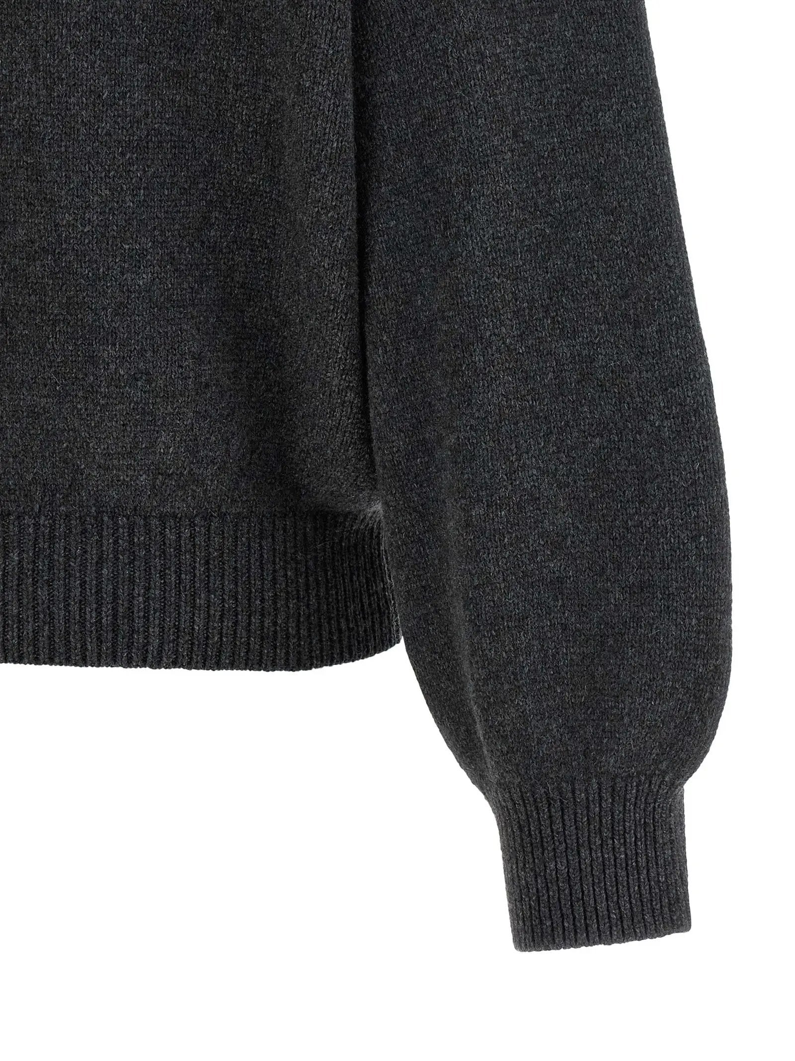 Khaite Gray Cashmere Cardigan