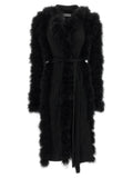The Attico Black Wool Coat