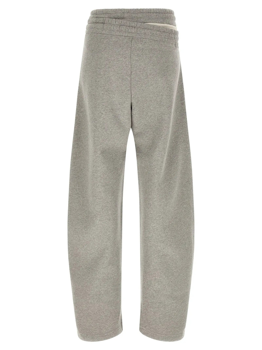 The Attico Gray Cotton Casual Pants