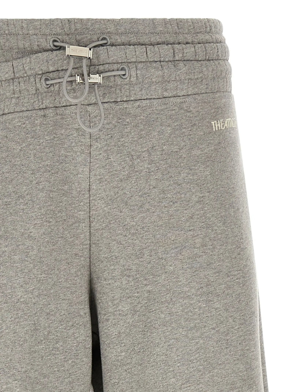 The Attico Gray Cotton Casual Pants