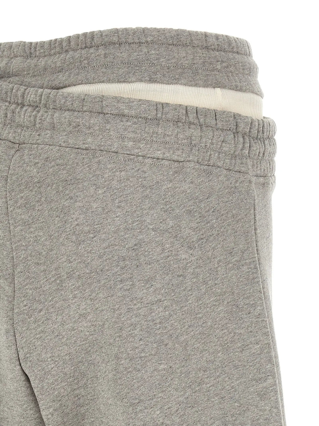 The Attico Gray Cotton Casual Pants