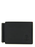 Brunello Cucinelli Black Goatskin Money Clip