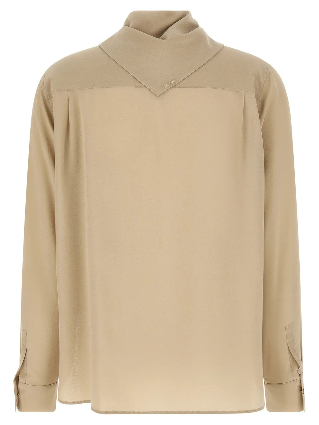 Max Mara Beige Silk Blouse