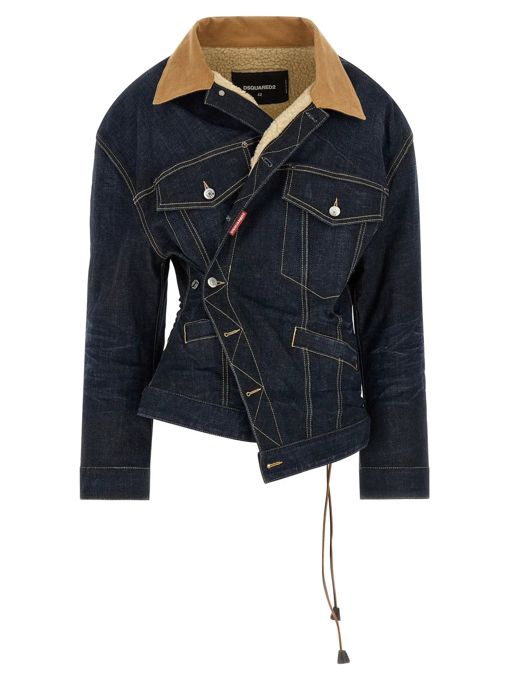 Dsquared² Blue Cotton Denim Jacket