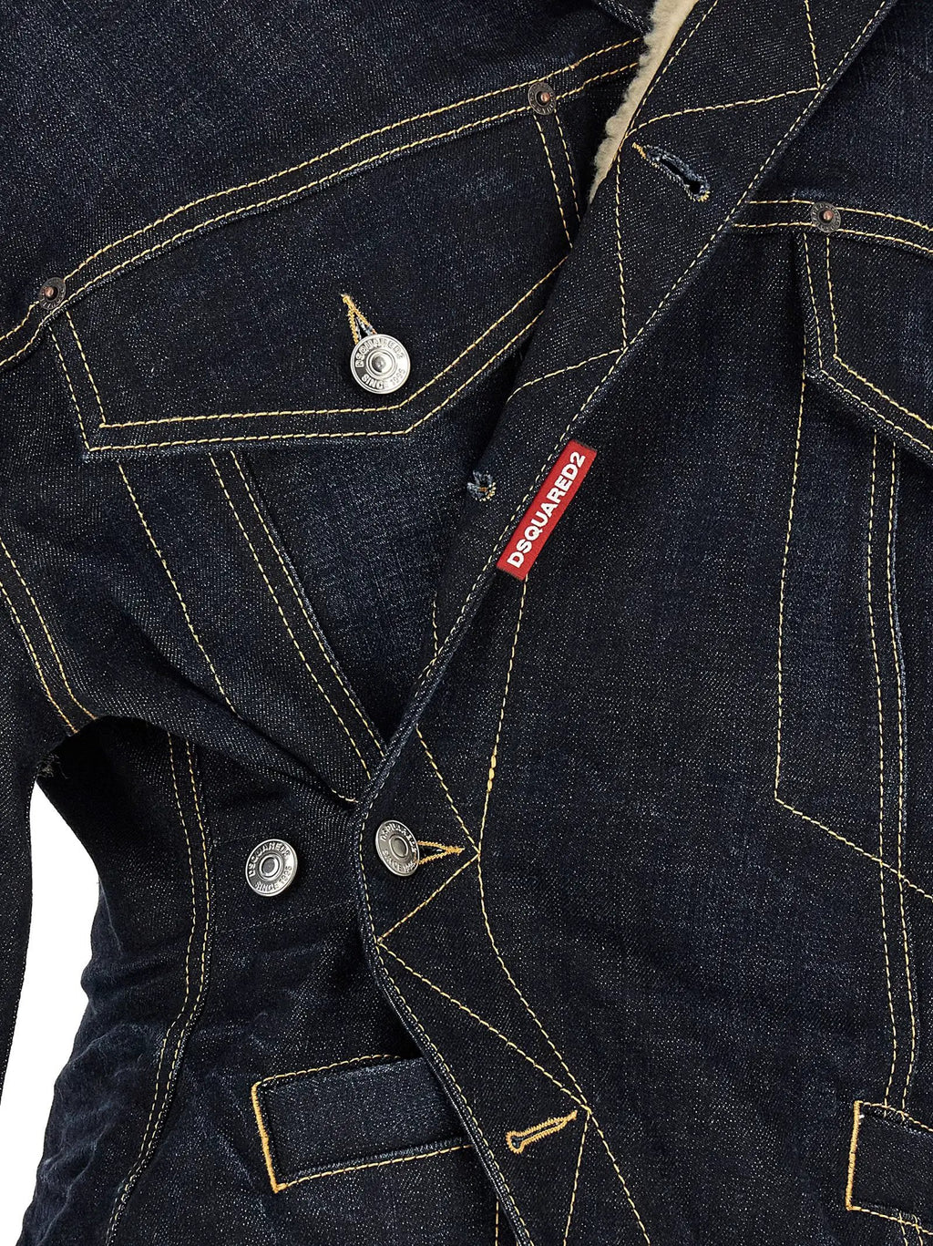 Dsquared² Blue Cotton Denim Jacket