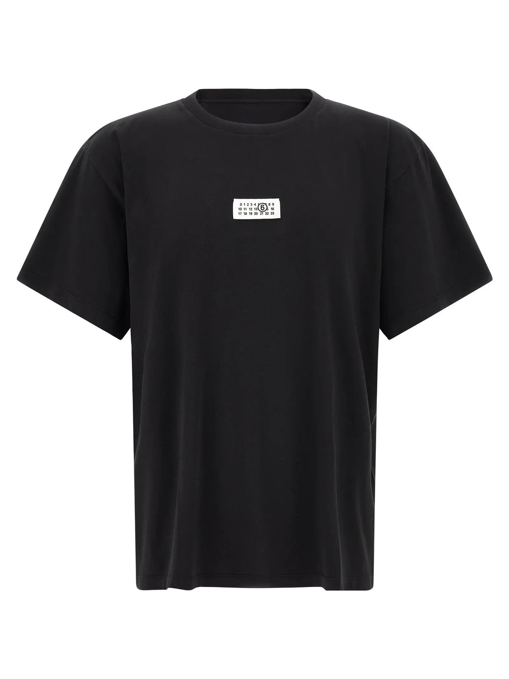 MM6 Maison Margiela Black Cotton T-Shirt