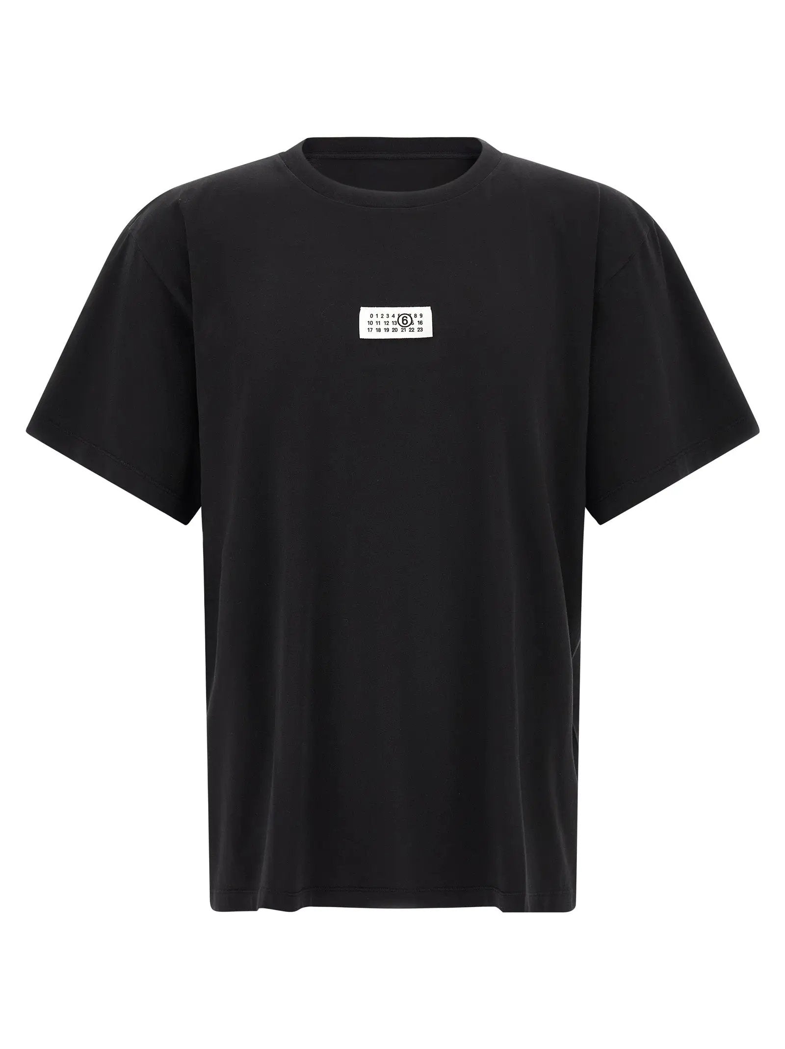 MM6 Maison Margiela Black Cotton T-Shirt