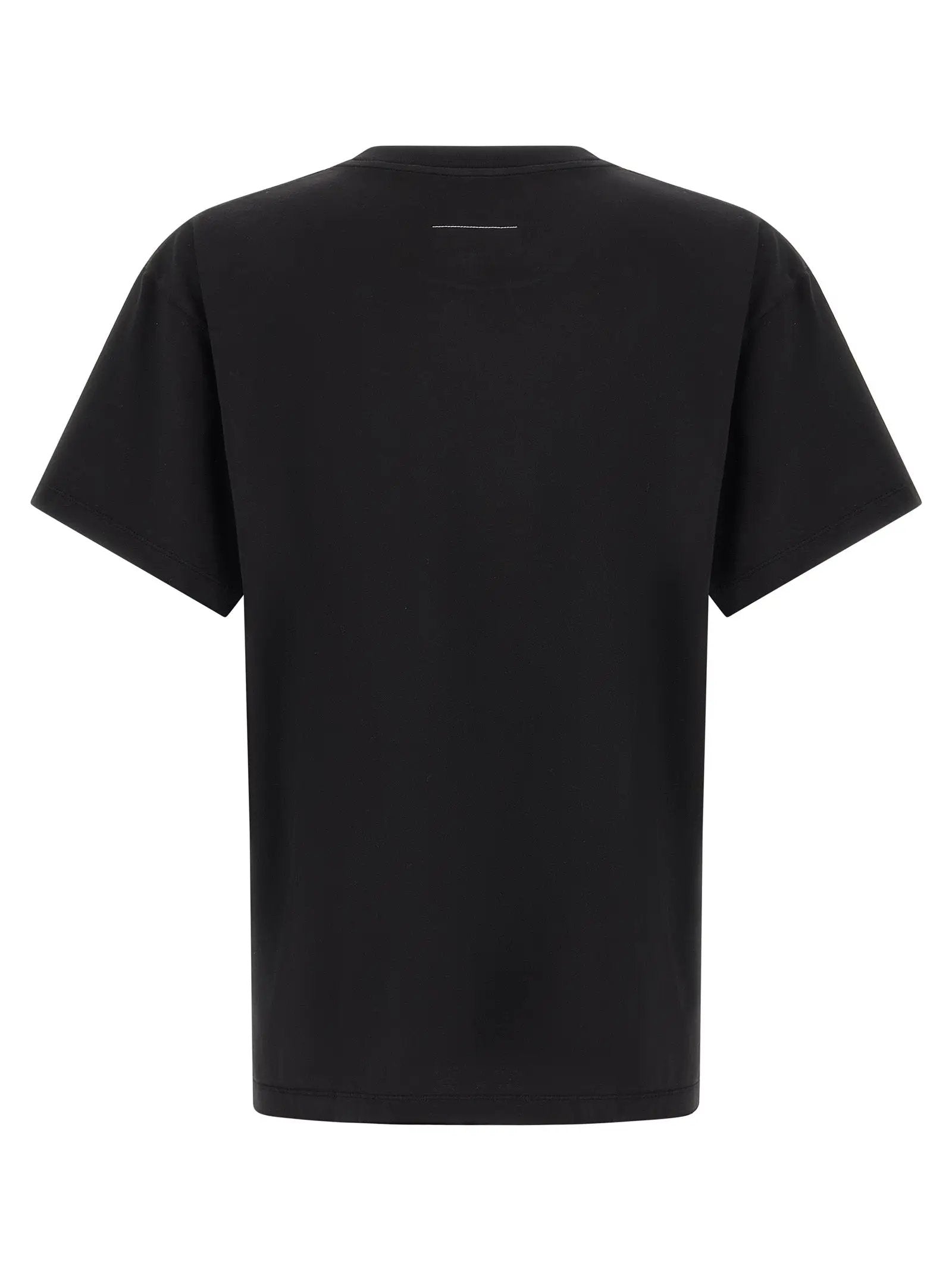 MM6 Maison Margiela Black Cotton T-Shirt