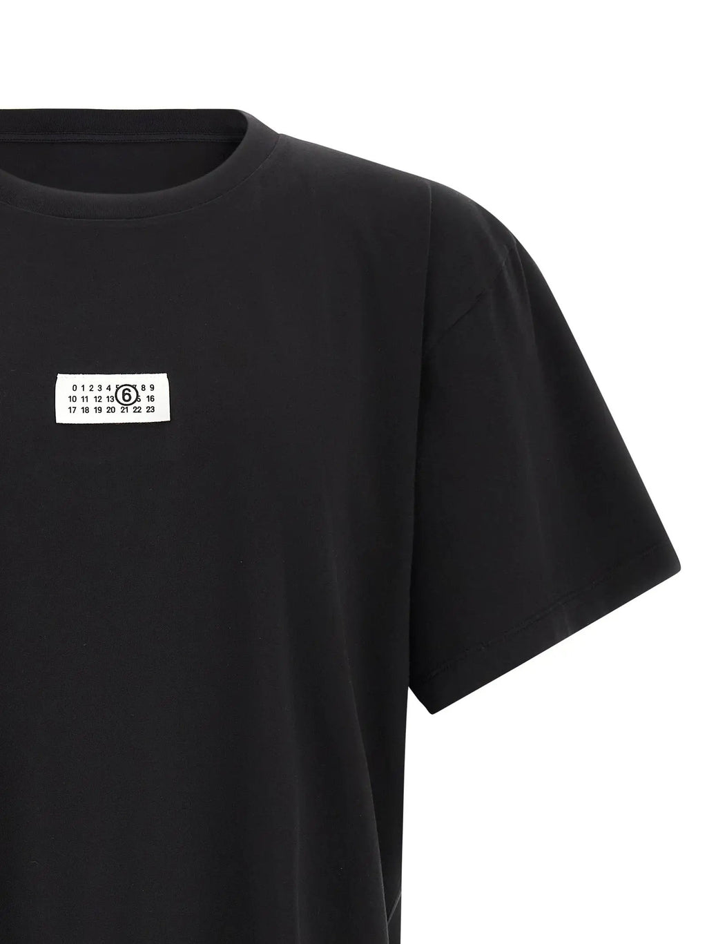 MM6 Maison Margiela Black Cotton T-Shirt