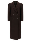 Twinset Brown Wool Coat