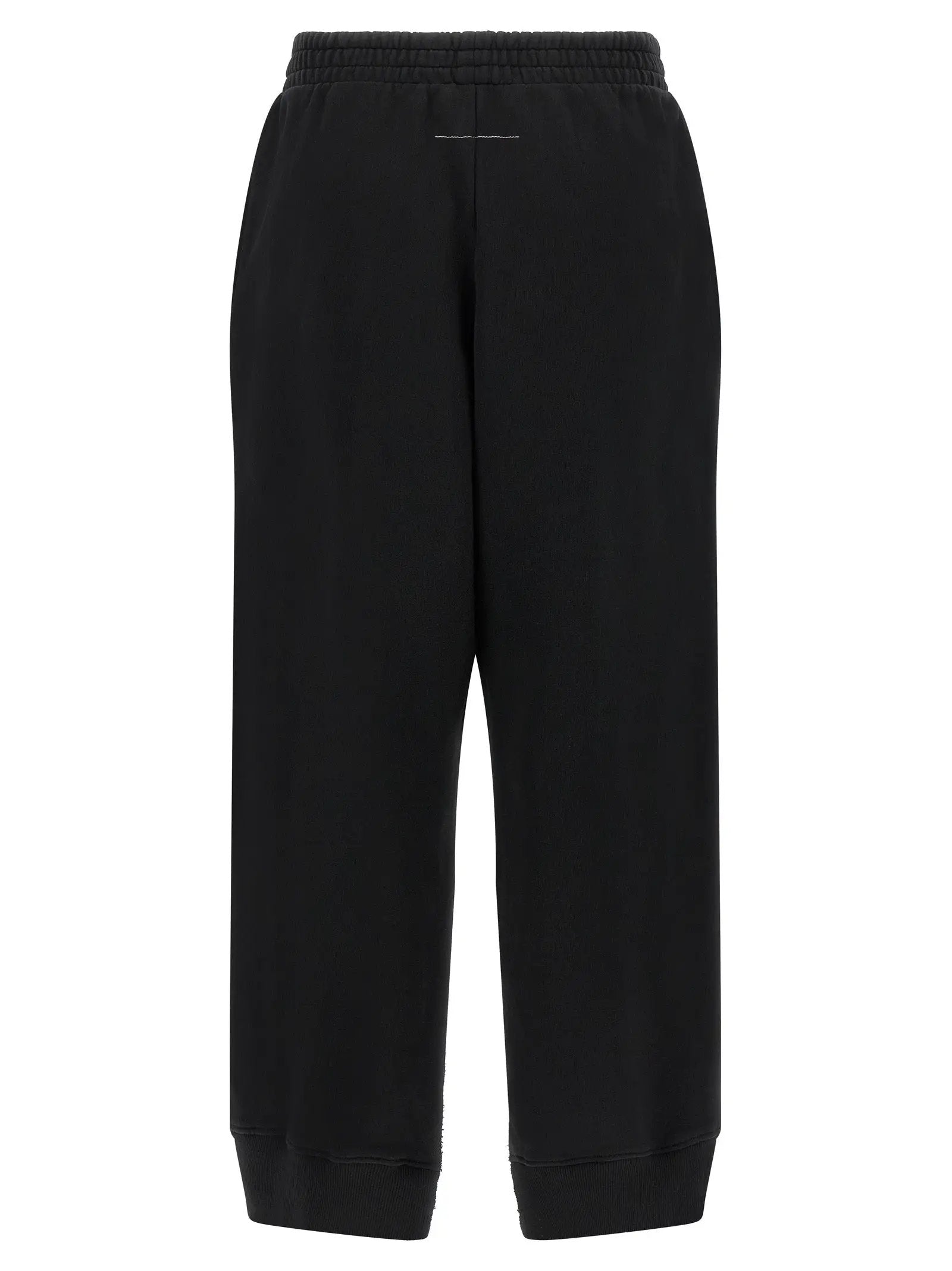 MM6 Maison Margiela Black Cotton Joggers (Workout Pants)