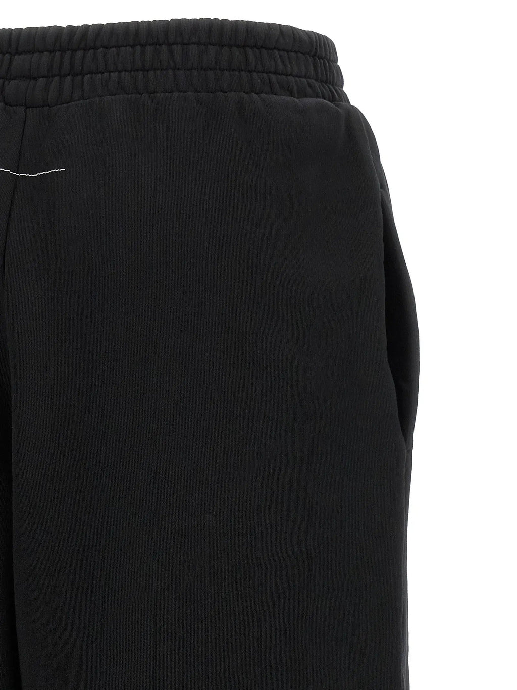 MM6 Maison Margiela Black Cotton Joggers (Workout Pants)