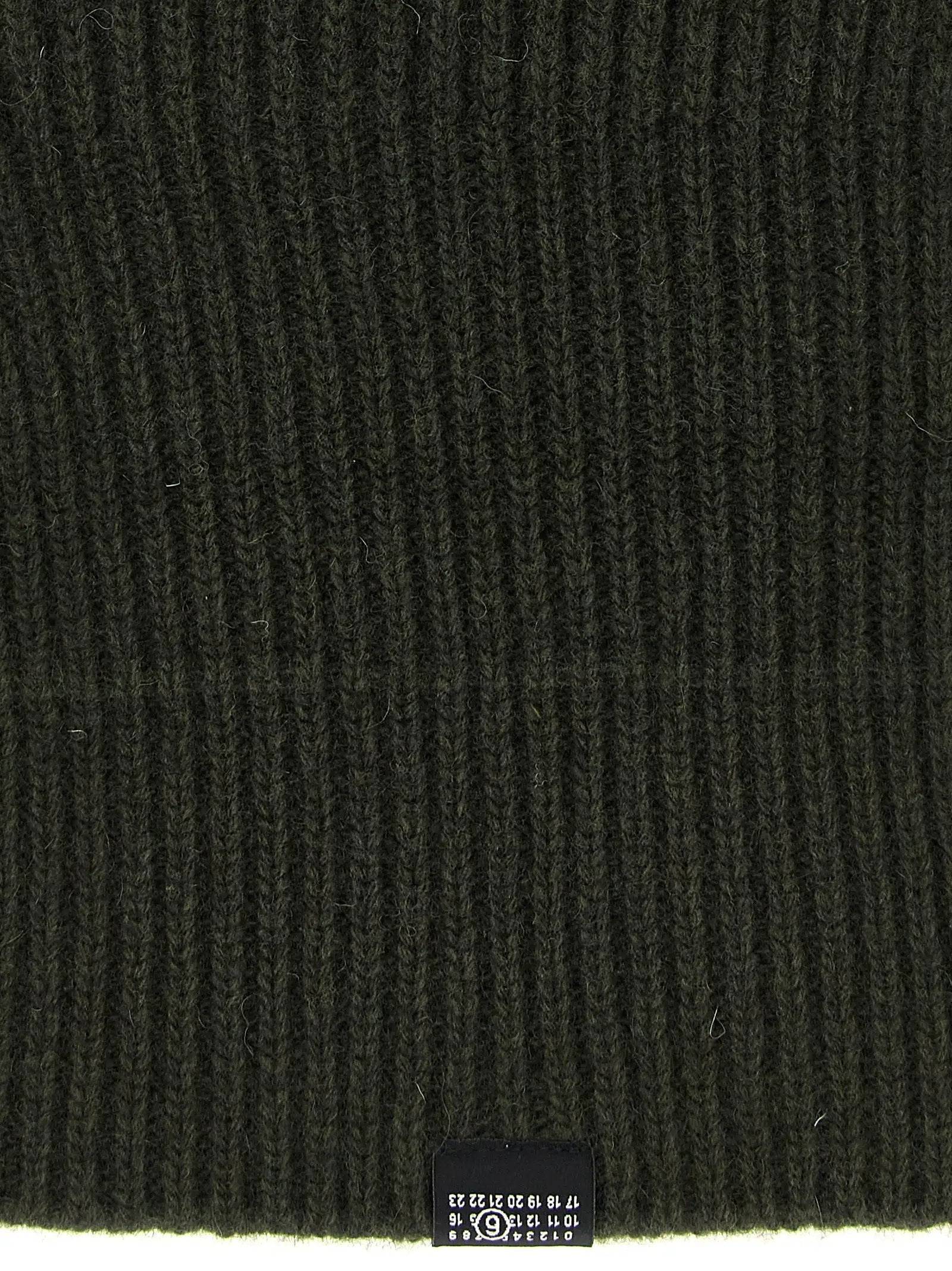 MM6 Maison Margiela Bicolor Wool Beanie