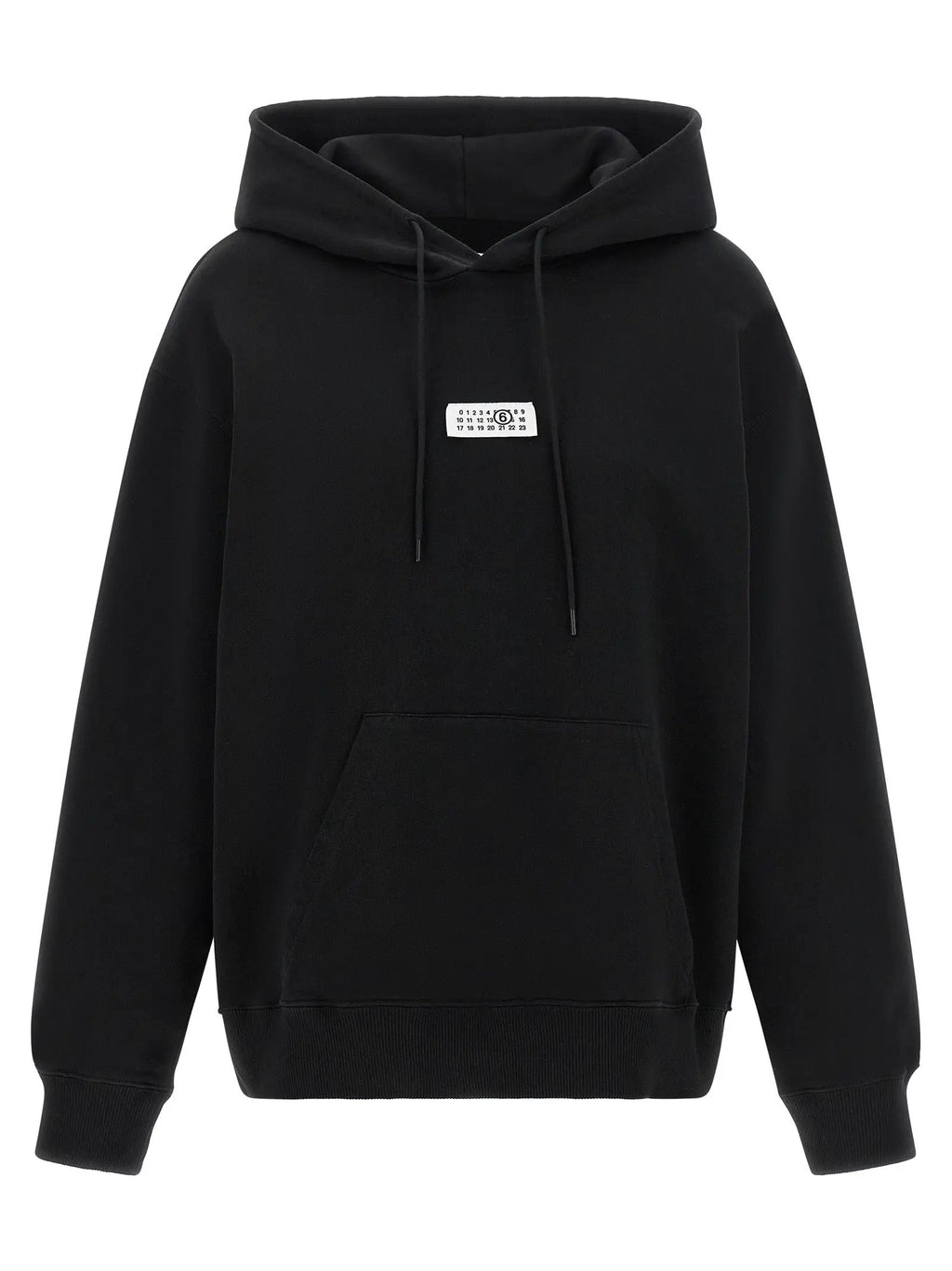 MM6 Maison Margiela Black Cotton Sweatshirt