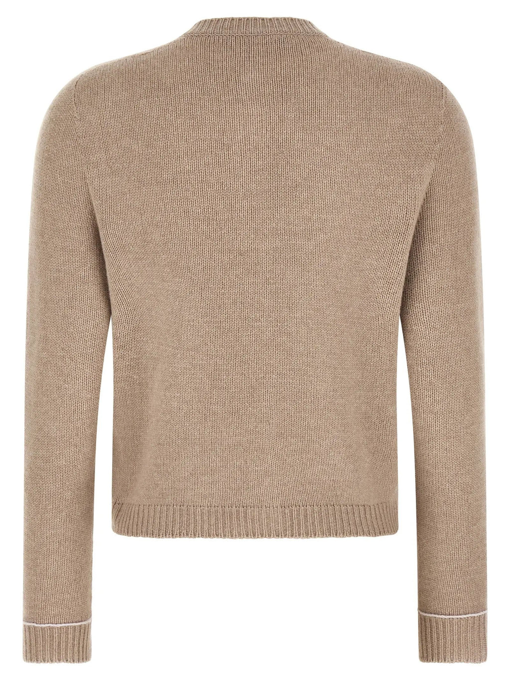 Fabiana Filippi Beige Virgin Wool Cardigan