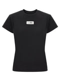 MM6 Maison Margiela Black Cotton T-Shirt