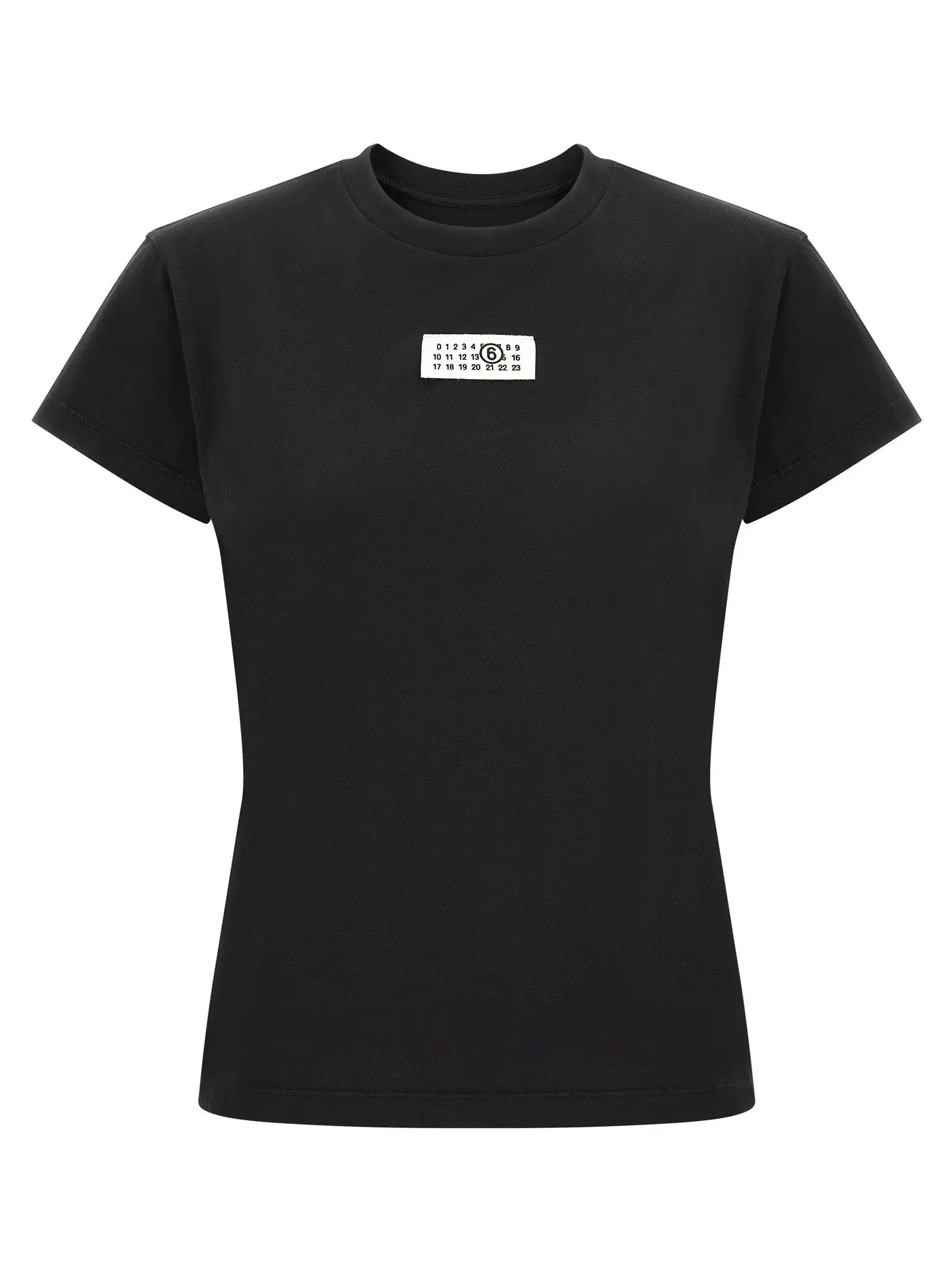 MM6 Maison Margiela Black Cotton T-Shirt