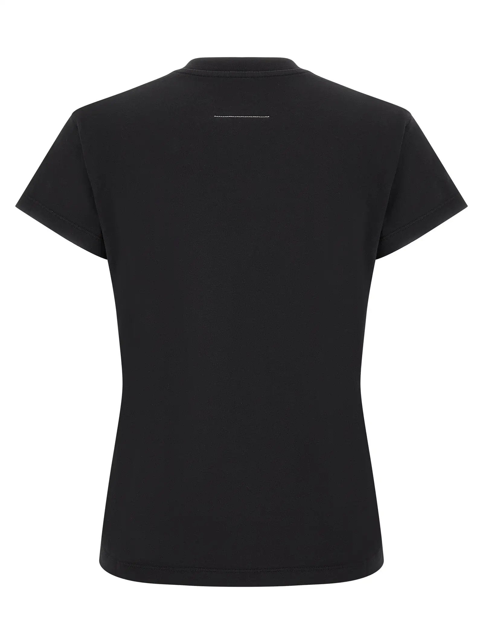MM6 Maison Margiela Black Cotton T-Shirt